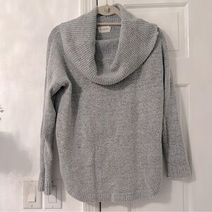 Dreamers Oversized Cowl Neck Sweater Gray
